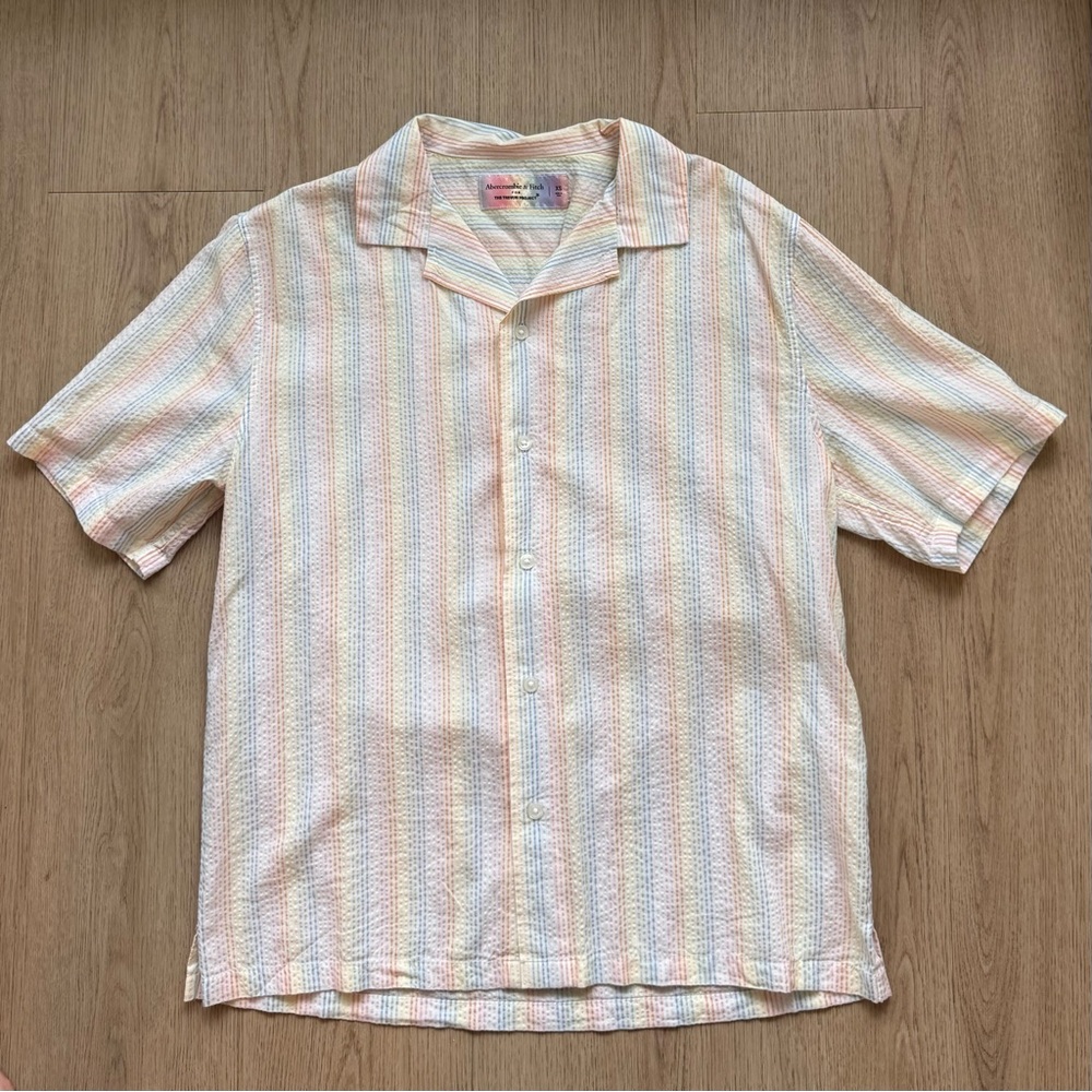 abercrombie men’s button up size xs